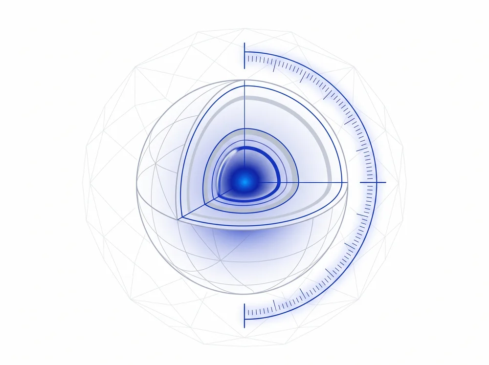 Abstract constellation illustration — deep subject-matter expert candidate assessment